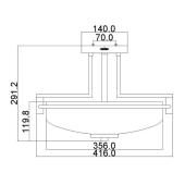csillar lampa uveg vizallo ip44 furdo alacsony belmagassag furdoszoba elegans modern fenyes krom kerek.jpg